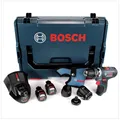 Produktbild: Bosch GSR 12V-15 FC Professional Bohrschrauber + 2x Akku 2 Ah + Lader 06019F6000