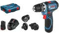 Produktbild: Bosch Professional Akku-Bohrschrauber R 12V-15 FC 12 Volt 2 x 2.0 Ah Akku L-Boxx