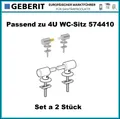 Produktbild: GEBERIT 598035000 Absenkautomatik Scharniere passend zu 4U WC-Sitz 574410