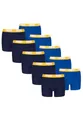 Produktbild: PUMA Boxershorts Jungen Kinder Unterhose Unterwäsche 10 er Pack, Farbe:740 - Yellow/Blue, Bekleidung:140