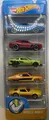 Produktbild: Hot Wheels 5 Pack Muscle Mania 2017  1:64