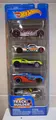 Produktbild: Mattel Hot Wheels 5 Auto Sets Justice League Ps Formel Raum Nightburner