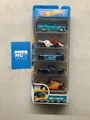 Produktbild: Hot Wheels Geschenkset Wave Cravers FYL21 Neu OVP 5 Fahrzeuge Mattel