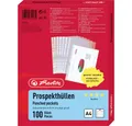 Produktbild: Herlitz Prospekthülle Prospekthülle A4 genarbt Premium 100er Packung 10840320