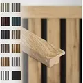 Produktbild: Hexim - Akustikpaneele Zubehör Abschlussleiste Lamellen mdf Wandverkleidung: Pecan, 137.5cm