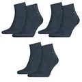 Produktbild: Tommy Hilfiger Herren Quarter Socken Kurzsocken Business Socken 342025001 6 Paar, Farbe:Blau, Größe:39-42, Menge:6 Paar (3x 2er Pack), Artikel:-322 dark navy