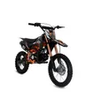 Produktbild: 125ccm Dirtbike Cross Bike Pocketbike KXD 609 4 Takt 4 Gang E-Start 17/14 Orange