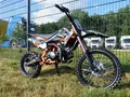 Produktbild: 125ccm Dirtbike Cross Bike Pocketbike KXD 609 4 Takt 4 Gang E-Start 17/14 Orange