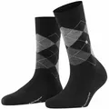 Produktbild: Burlington Damen Socken MARYLEBONE - Kurzstrumpf, Rautenmuster, Onesize Schwarz 36-41