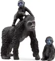 Produktbild: Schleich® Spielfigur WILD LIFE, Flachland Gorilla Familie (42601), (Set, 3-tlg)