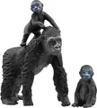Produktbild: Schleich SPIELTIERE, -FIGUREN UND ZUBEHÖR Flachland Gorilla Familie - Wild Life