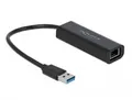Produktbild: Delock USB 2.0 Adapter [1x USB-A Stecker - 1x RJ45-Buchse] 66299 0.15m