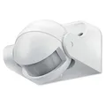 Produktbild: conecto Infrarot Bewegungsmelder innen+außen Aufputz Wand LED 180° schwenkbar neigbar IP44 Dämmerungssensor (1 Stück), weiß