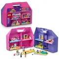 Produktbild: LEGO Friends Kreativer Puppenhauskoffer - Reisespielzeug mit 8 Zimmer Haus, 2 Minifiguren & Zubehör - Kinderzimmer Deko - Geschenkidee für Mädchen ab 6 Jahren - 42697