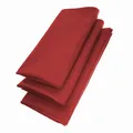 Produktbild: Edel Servietten Set / 3x Stoff-Serviette in Rot / Weinrot / Bordeaux / waschbar