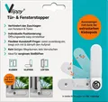 Produktbild: Vlippy Tür- & Fensterstopper 2 Stück – Sicher lüften, kleben statt bohren