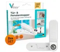Produktbild: Vlippy Tür- & Fensterstopper 2 Stück – Sicher lüften   kleben statt bohren Neu
