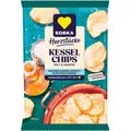 Produktbild: Edeka Chips Herzstücke Kesselchips Salt und Vinegar, Kartoffelchips, 150 g