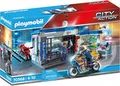 Produktbild: PLAYMOBIL Polizeistation mit Polizeimotorrad 70568