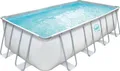 Produktbild: Polygroup Summer Waves Elite Frame Pool hellgrau rechteckig 549 x 274 x 132 cm solo (3000158)
