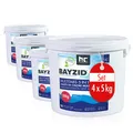 Produktbild: 5in1 Multitabs Chlor 4x5kg von BAYZID Chlortabletten 200g Langsamlöslich
