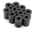 Produktbild: Design61 10x Distanzstücke Distanzhülsen Unterlegscheiben L 20 mm x Ø 15/6 mm M6 Rund HD-Polyethylen