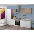 Produktbild: Flex-Well Classic Küchenzeile Florida 270 cm Weiß - Sonoma Eiche