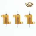 Produktbild: 3 Stück 10W 200 Ohm HochleistungsDrahtwiderstand mit Aluminiumgehäuse und Sch...