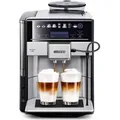 Produktbild: Siemens EQ.6 plus TE657313RW, Espressomaschine, 1,7 l, Kaffeebohnen, Eingebautes Mahlwerk, 1500 W, Schwarz, Silber - Schwarz/Silber