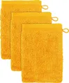 Produktbild: Möve Waschhandschuh Superwuschel, (Set, 3-St), Waschhandschuh Set mit Bordüre, 100% Premium Cotton Baumwolle, weich