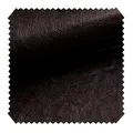 Produktbild: novely® MARGOTH - Glattes glänzendes Kunstleder im Antik-Look - Polsterstoff im Echtleder-Look - Robuster Möbelstoff - Pflegeleichte Meterware 1lfm (25 Dunkel Braun)