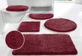 Produktbild: my home Badematte Sanremo, Badvorleger, Badezimmer Teppich, sehr weich, Höhe 30 mm, rutschhemmend beschichtet, fußbodenheizungsgeeignet, schnell trocknend, Polyester, rund, Badteppich, unifarben, rechteckig, rund & als 3-tlg. Set erhältlich