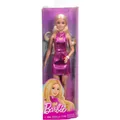 Produktbild: Barbie Barbie Fashionista Puppe im pinken Metallic-Kleid mit Herz-Aussparung