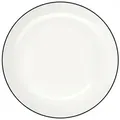 Produktbild: 6er-Set ASA Selection Dessertteller Ligne Noire Ø 14,5 cm Porzellan Weiß