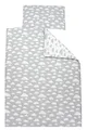 Produktbild: TupTam Kinder Bettwäsche Gemustert 2-Teilig Wendebettwäsche, Farbe: Wolken Grau, Größe: 135x100 cm