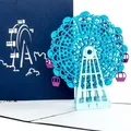 Produktbild: Colognecards Pop-Up Karte Riesenrad blau