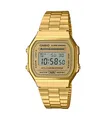 Produktbild: Casio Unisex Uhr Digital Retro Edelstahlband Goldfarbend A168WG-9EF