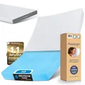 Produktbild: Arensberger LINA Gelschaum Matratze 180x200 cm – 11 cm NANOCELL® Gel-Schaum – H3 Härtegrad – Atmungsaktiv – Abnehmbarer Bezug 240g/m² – Waschbar bis 60°C – Rollmatratze Komfortmatratze