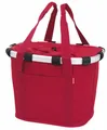 Produktbild: KlickFix Unisex Brašna na řidítka skládací koš jízdní kolo Reisenthel City tasche, Red, 35 x 28 5 cm EU
