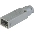 Produktbild: Hirschmann Leitungsstecker 3-polig + Erde STAS 3 (932143106)