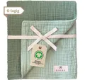 Produktbild: Babydecke Musselin Babydecke 6-lagig gekreppt, 100% GOTs Bio-Baumwolle, DIKOS, PREMIUM Qualität, 70x100 cm, atmungsaktiv, nachhaltig, kuschelweich
