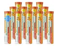 Produktbild: Multivitamin Brausetabletten 12x20 Stk. Orangengeschmack - Vitamin C, E, B1, B2, B6, B12, Biotin, Folsäure, Niacin, Pantothensäure – T&D Pharma German Multivitamin – Made in Germany