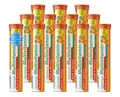 Produktbild: Multivitamin Brausetabletten 12x20 Stk. Orangengeschmack - Vitamin C, E, B1, ...