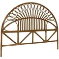 Produktbild: Kopfteil Aus Dunklem Rattan - 140 Cm - Sweeek
