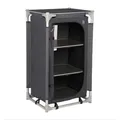 Produktbild: Bo-Camp Emerald Faltschrank, grau, 57x47x97cm