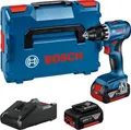Produktbild: Bosch GSR 18V-45 Professional 500 U/min Ohne Schlüssel 900 g Schwarz - Blau (06019K3204)