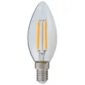 Produktbild: Lindby LED-Leuchtmittel, Kerze, E14, 4 W, klar, 2.700 K