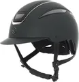 Produktbild: Covalliero Reithelm Elite, Damen Reithelm, Optimale Belüftung, Kunstlederriemen, Herausnehmbares Innenfutter, ABS Hartschale, schwarz, L/59-61cm