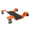 Produktbild: Motorrad Rangierhilfe für Hauptständer 320 Kg Rangierplatte Rangierwagen orange