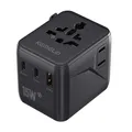 Produktbild: 5 in 1 Reiseadapter WeltweitUniversal Adapter mit USB AUSB C1 Weltweit Steckd...
